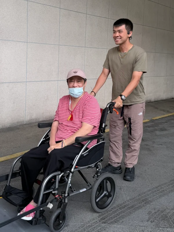 樂馨輪椅接送服務現場
